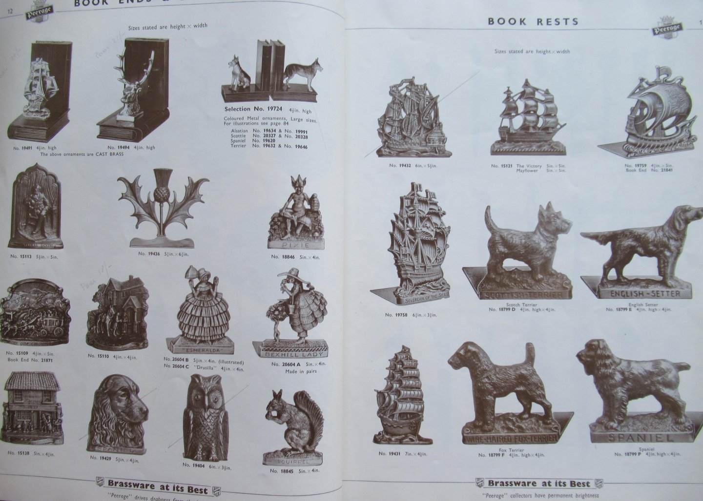 Pearson Page Jewsbury - Peerage Brassware at its best