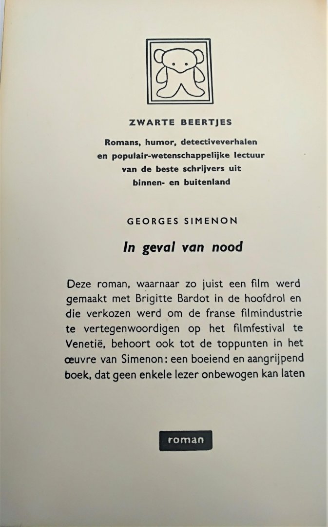  - In geval van nood