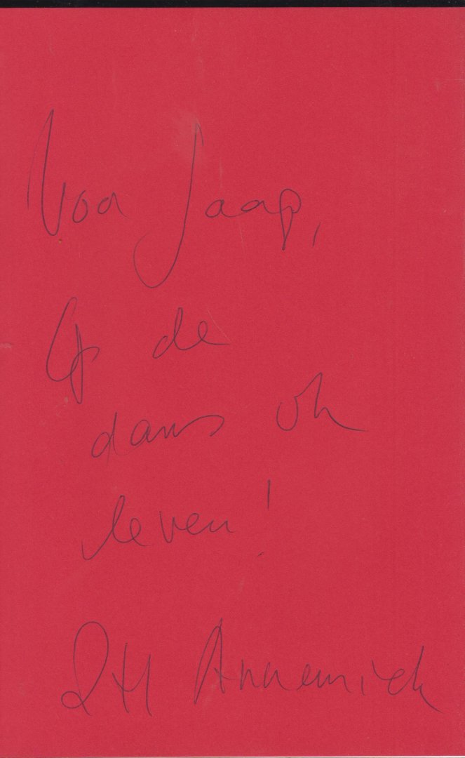Schrijver (1964), Annemiek - Rachab - Wat is een heilige? Wat is een hoer? Rachab is een indringend en aangrijpend verslag van Manons verlangen naar alomtegenwoordige liefde, maar ook een bij vlagen hilarische humoristische avonturenroman.
