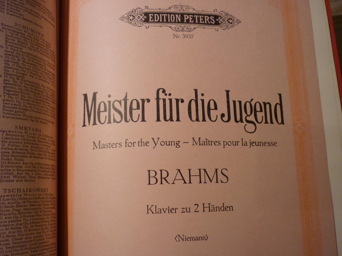 Beethoven; Schubert; Menselssohn; Schumann; Weber; Schubert; Brahms - Meister fur die Jugend, Klavierstucke 2-handig (Adolf Ruthardt)