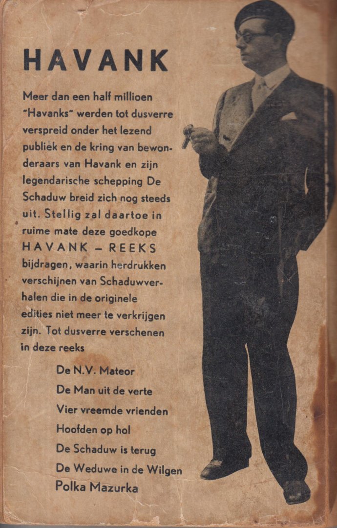Havank (Pseudoniem van Hendrikus Frederikus (Hans) van der Kallen (Leeuwarden, 19 februari 1904 – Leeuwarden 22 juni 1964)) - N.V. Mateor