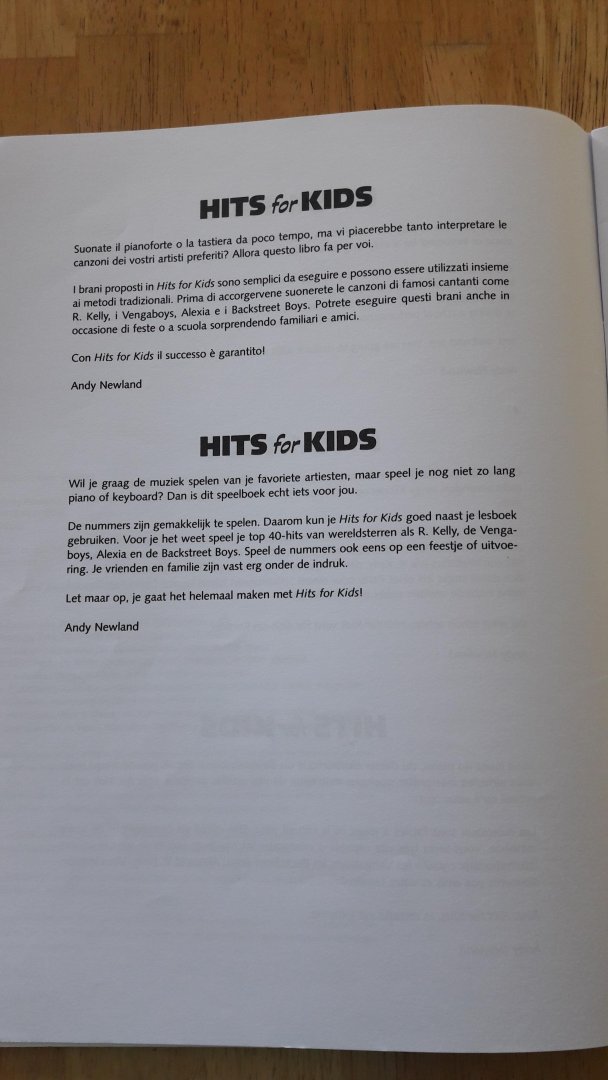 Andy Newland - Hits for Kids