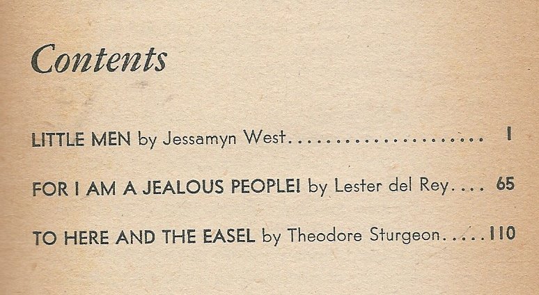 Sturgeon, Theodore  Lester del rey  Jessamyn Wets - Star short novels