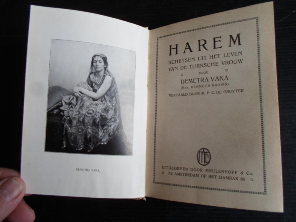 Vaka, Demetra - Harem, Schetsen uit het leven van de Turksche vrouw
