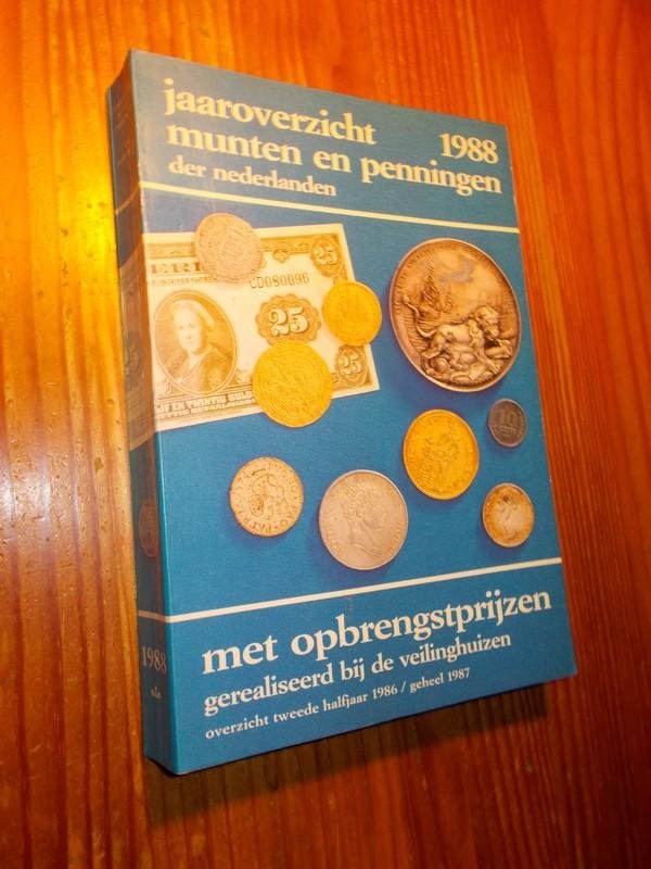 red. - Jaaroverzicht munten en penningen der nederlanden 1988. Deel 2.