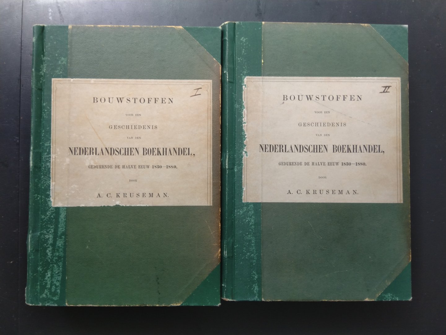 Kruseman, A.C. - Bouwstoffen voor een geschiedenis van den Nederlandschen boekhandel. Gedurende de halve eeuw 1830-1880