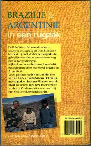 Vries, Dolf de - Brazilie en Argentinie in een rugzak
