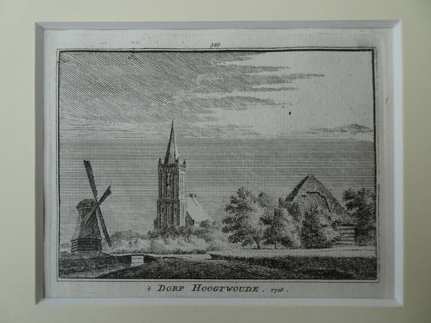Hoogwoud. - 't Dorp Hoogtwoude, 1726.