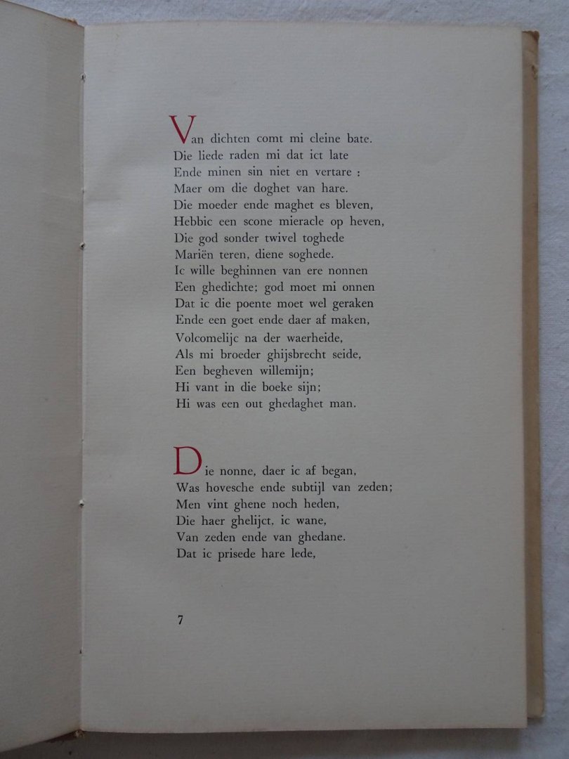  - Beatrijs; een Middelnederlandse Maria-legende.