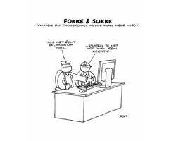 B. Geleijnse - Fokke & Sukke 1 - Fokke en Sukke aan het werk