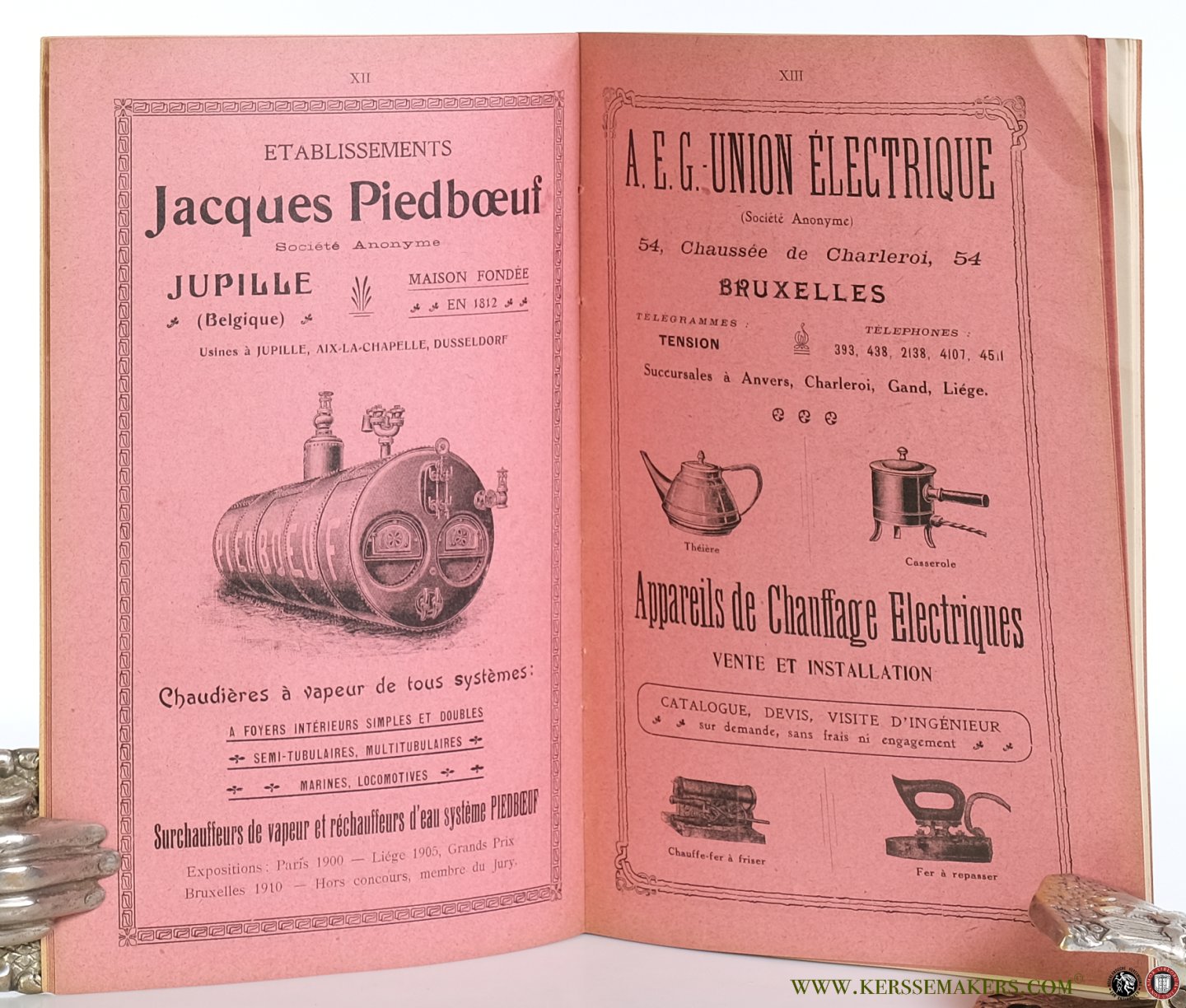 Mathot,R. E. / Ch. de Herbais de Thun. - Choix d'un système de chauffage. Première édition. No 6 Janvier 1912.