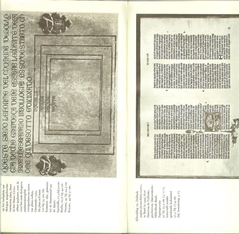 Tschichold, Jan. met een Voorwoord van G.W. Ovink - De proporties van het boek.