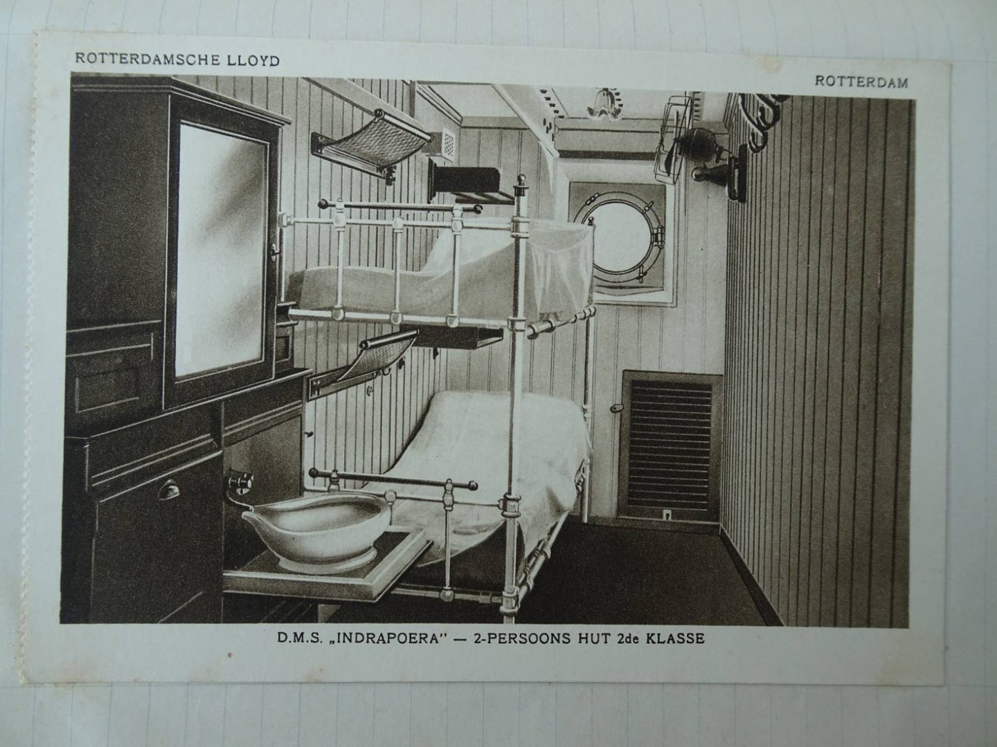 N.n.. - Schriftje met 14 ingeplakte kaarten van de D.M.S. Indrapoera.