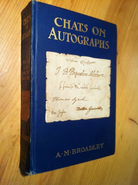 Broadley, AM - Chats on Autographs