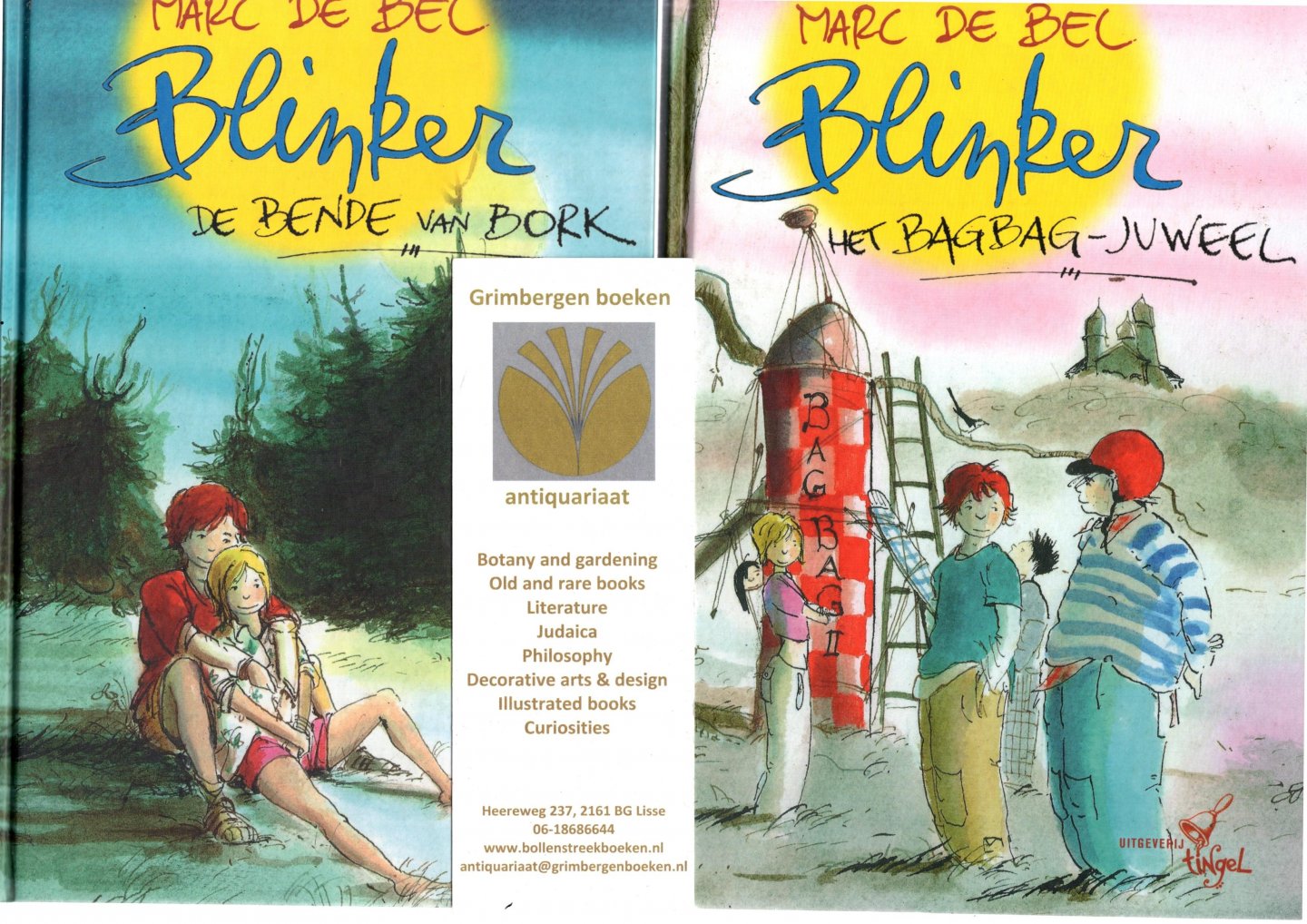 Bel, Marc de - Blinker, de bende van Bork; Het bagbag-juweel. Twee delen uit de serie