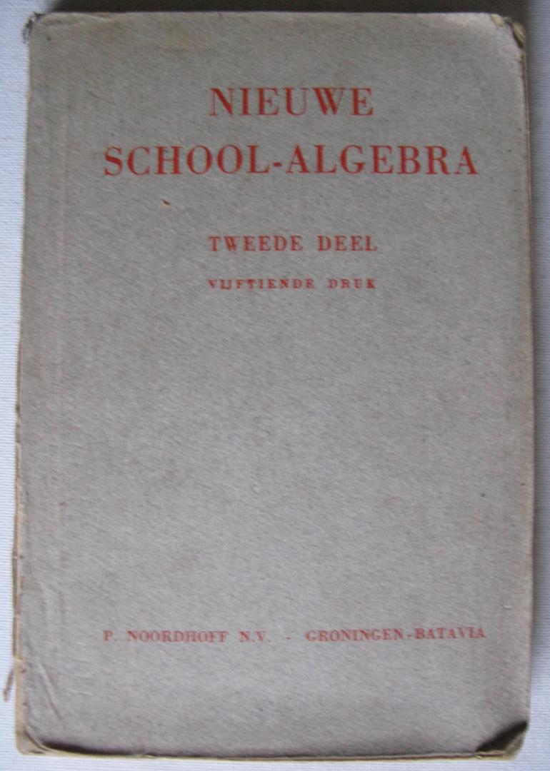 Wijdenes, P., Beth, H - Nieuwe School-Algebra Tweede Deel