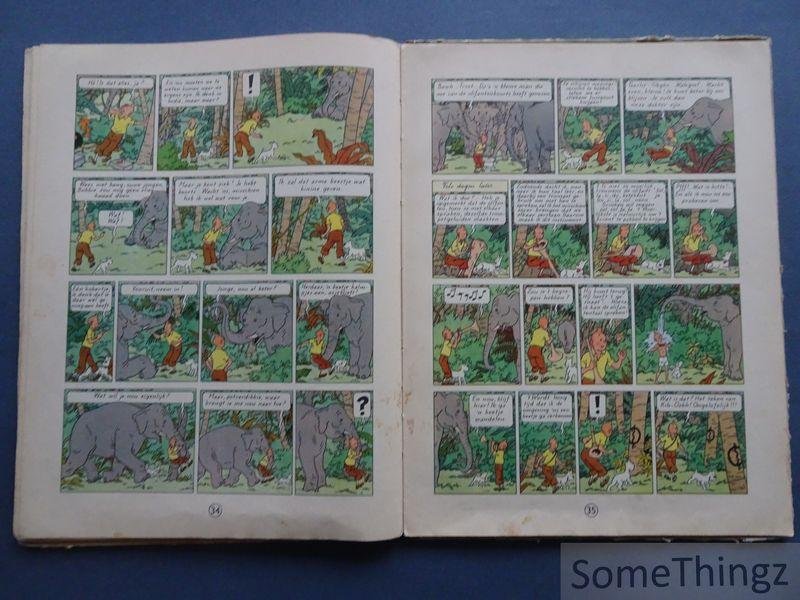 Hergé. - De avonturen van Kuifje. De sigaren van de Farao. [Hardcover]