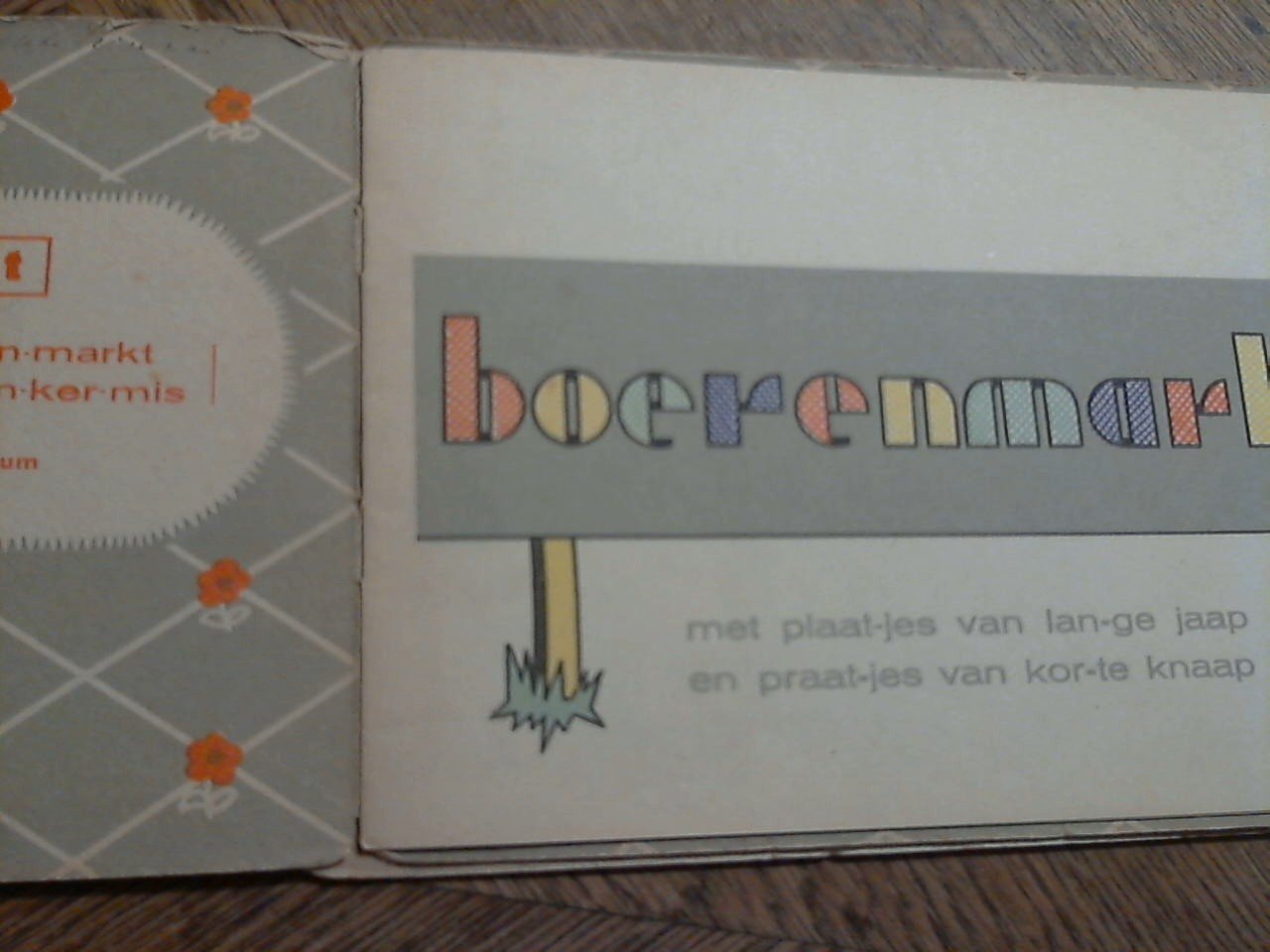 Habold Jaap - Boerenmarkt, deel serie Boe-ren-bont, boe-ren-markt