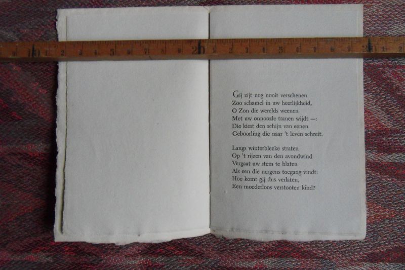 Boutens, P.C. - Kerstlied. [ Beperkte oplage van 299 ex. ].
