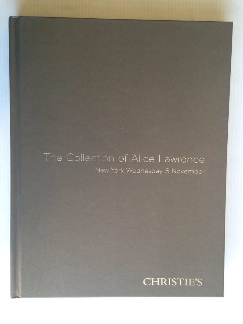 Catalogus Christie's - The Collection of Alice Lawrence