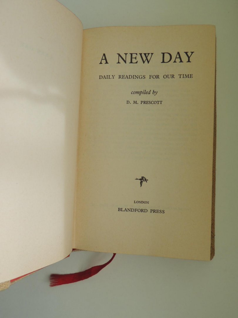 PRESCOTT,D.M. - A NEW DAY daily readings for our time