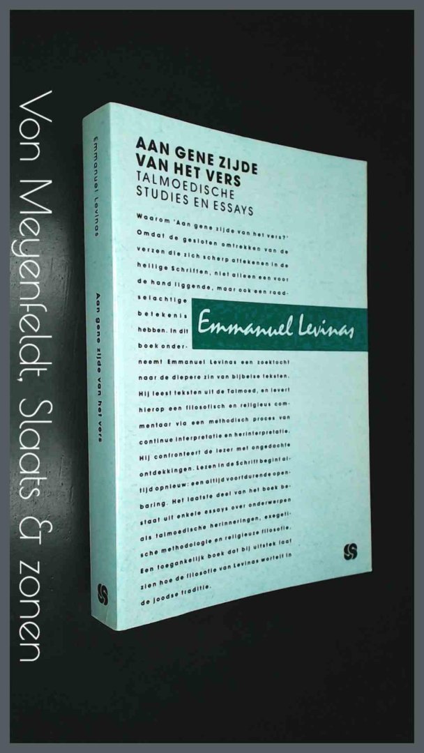 Levinas, Emmanuel - Aan gene zijde van het vers - Talmoedische studies en essays