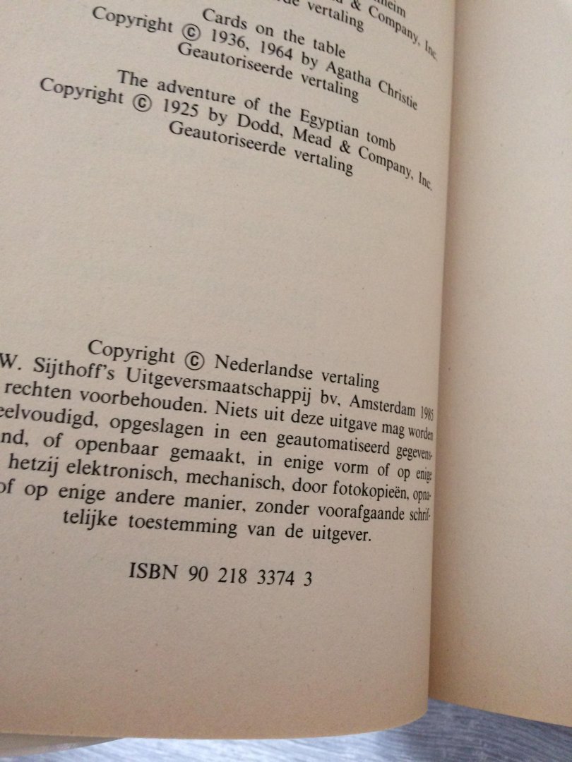 Christie, A. - Eenentwintigste agatha Christie vijfling