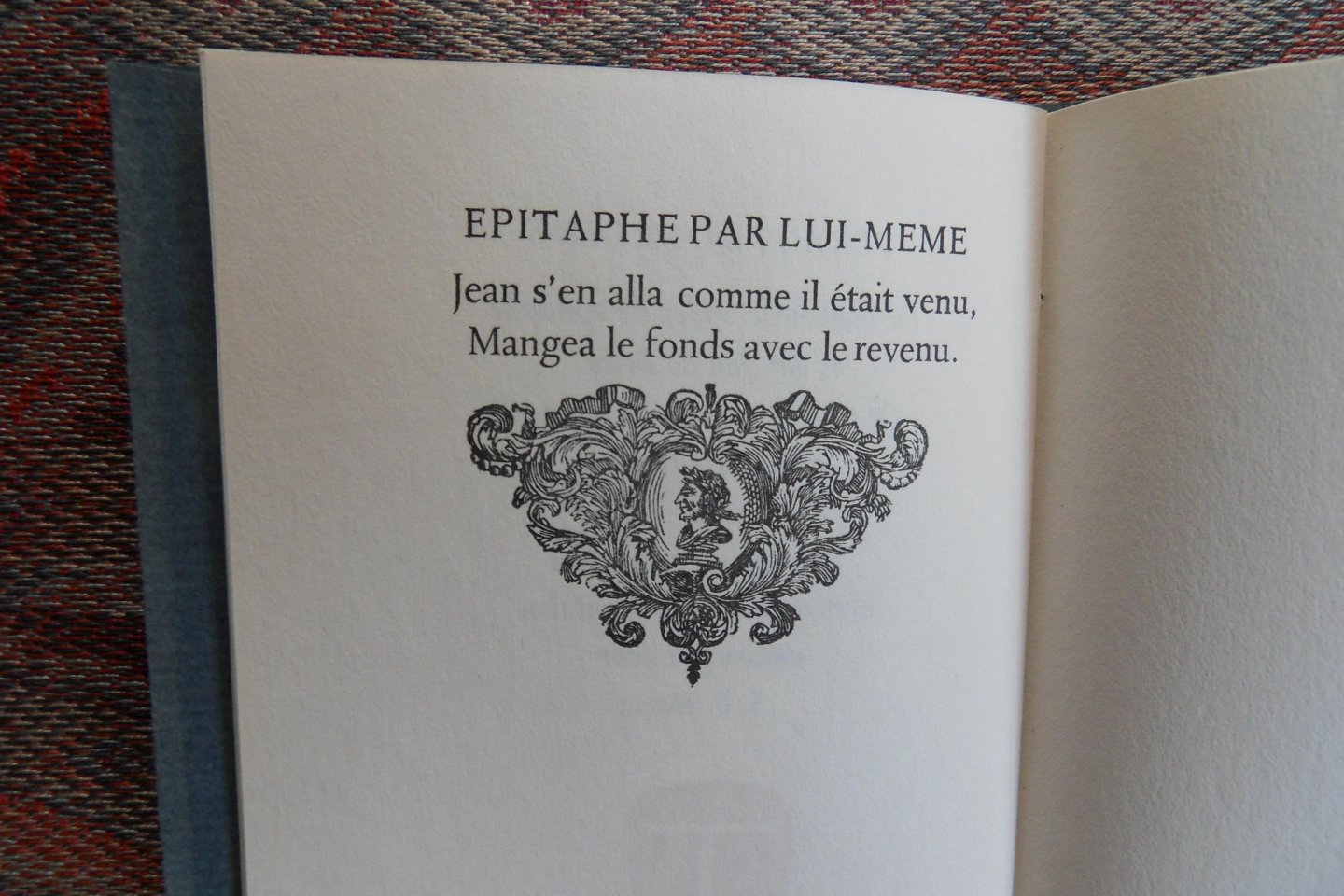 Fontaine, Jean de la. - O PAIX. - Jean de la Fontaine à Louis XIV.  - D`Apres le Manuscrit.