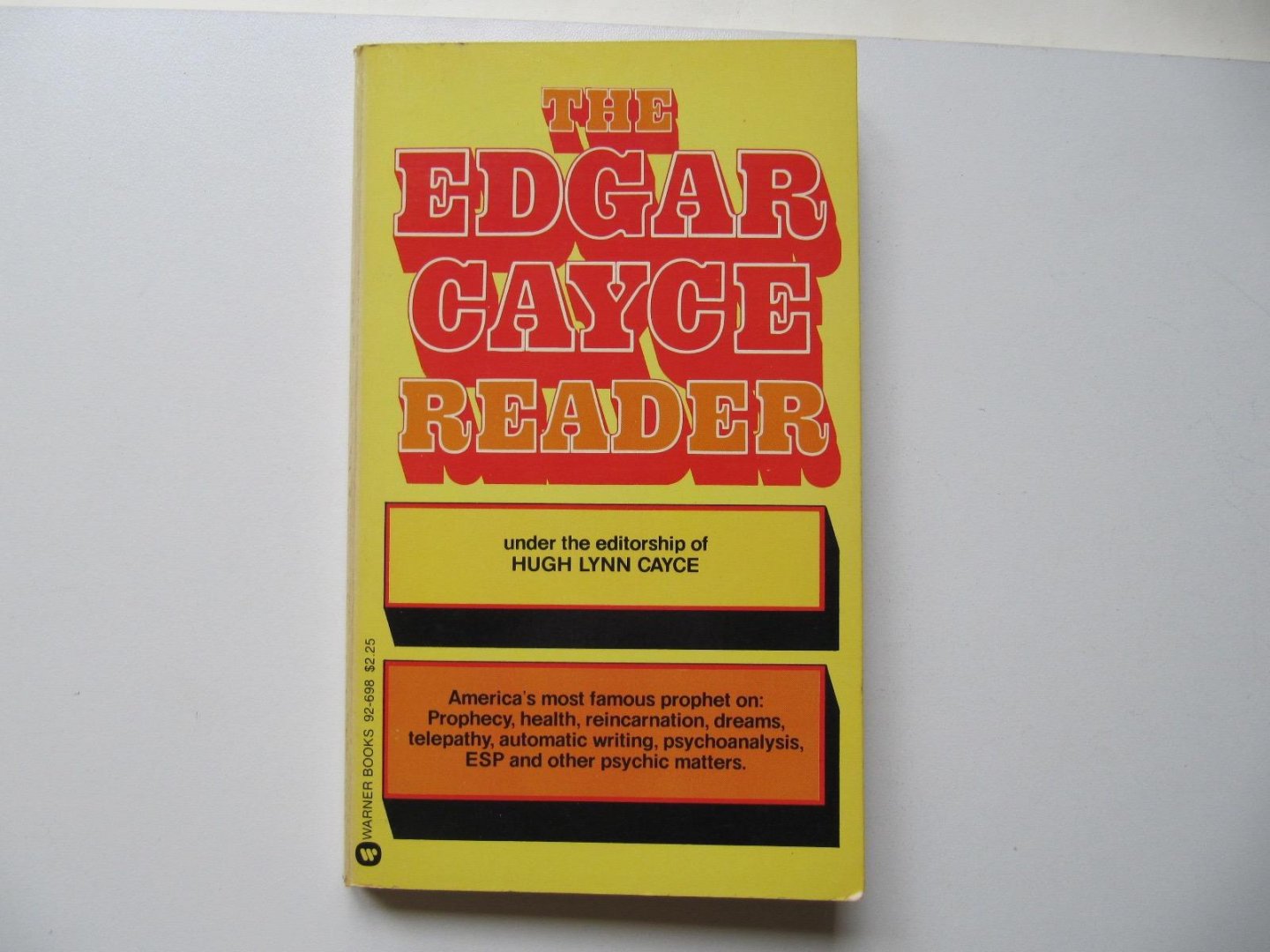 Editor Hugh Lynn Cayce - The Edgar Cayce Reader