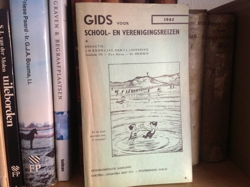 Boon Dam Lieffering - Gids voor school en verenigingsreizen 1965
