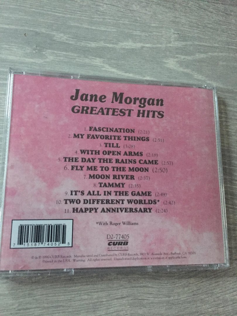 Jane Morgan - Greatest Hits
