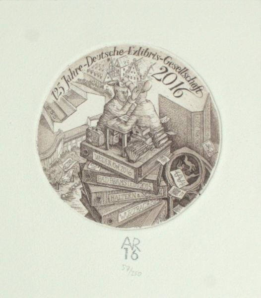 Raub, Andreas. - 125 Jahre Deutsche Exlibris Gesellschaft. 2016.