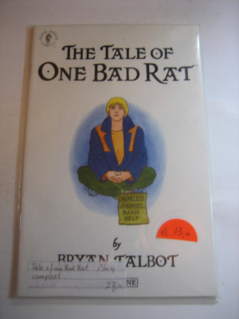 Bryan Talbot - The tale of One Bad Rat   1 t/m 4 compleet