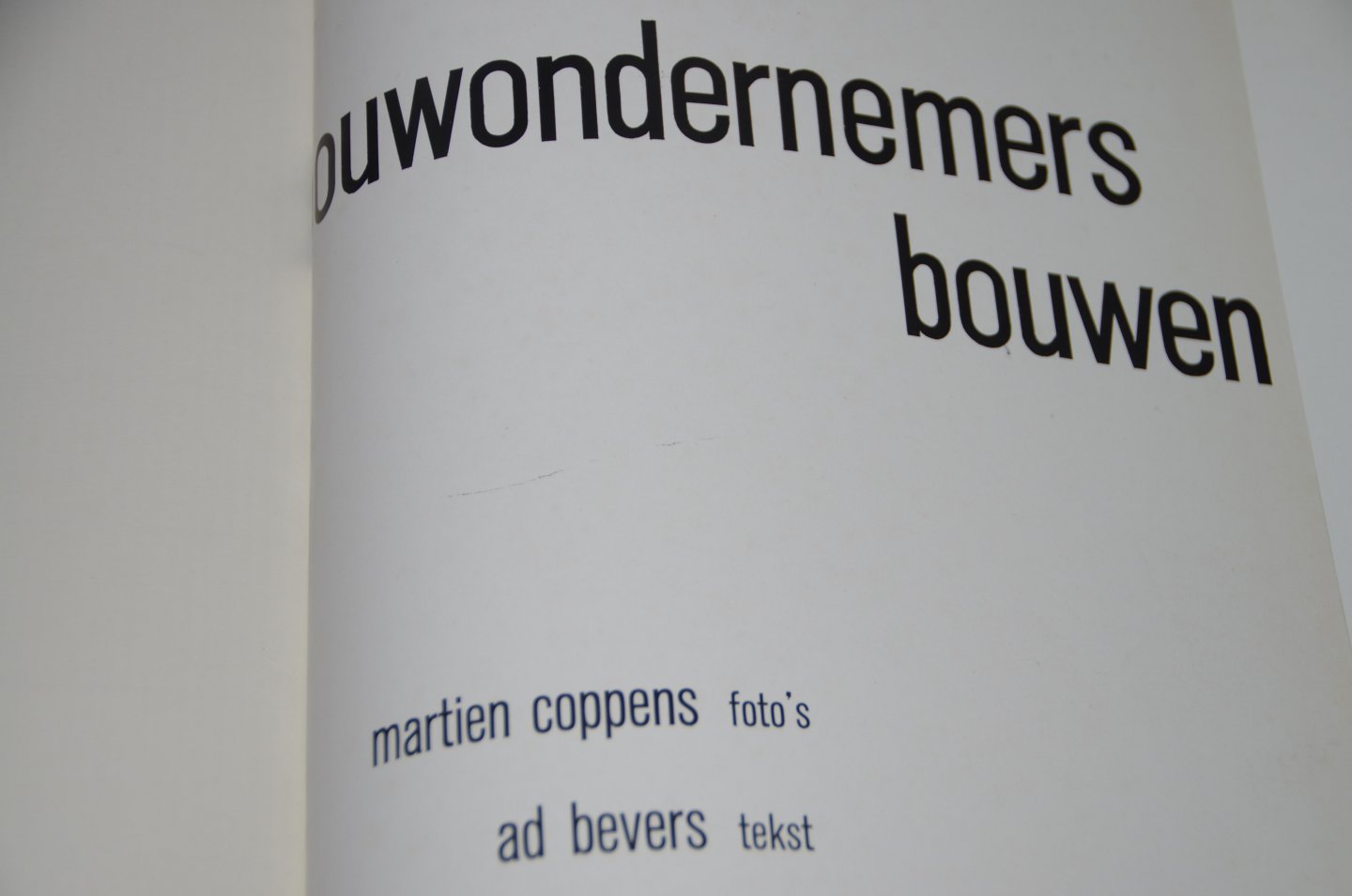 Ad Bevers - Bouwondernemers Bouwen