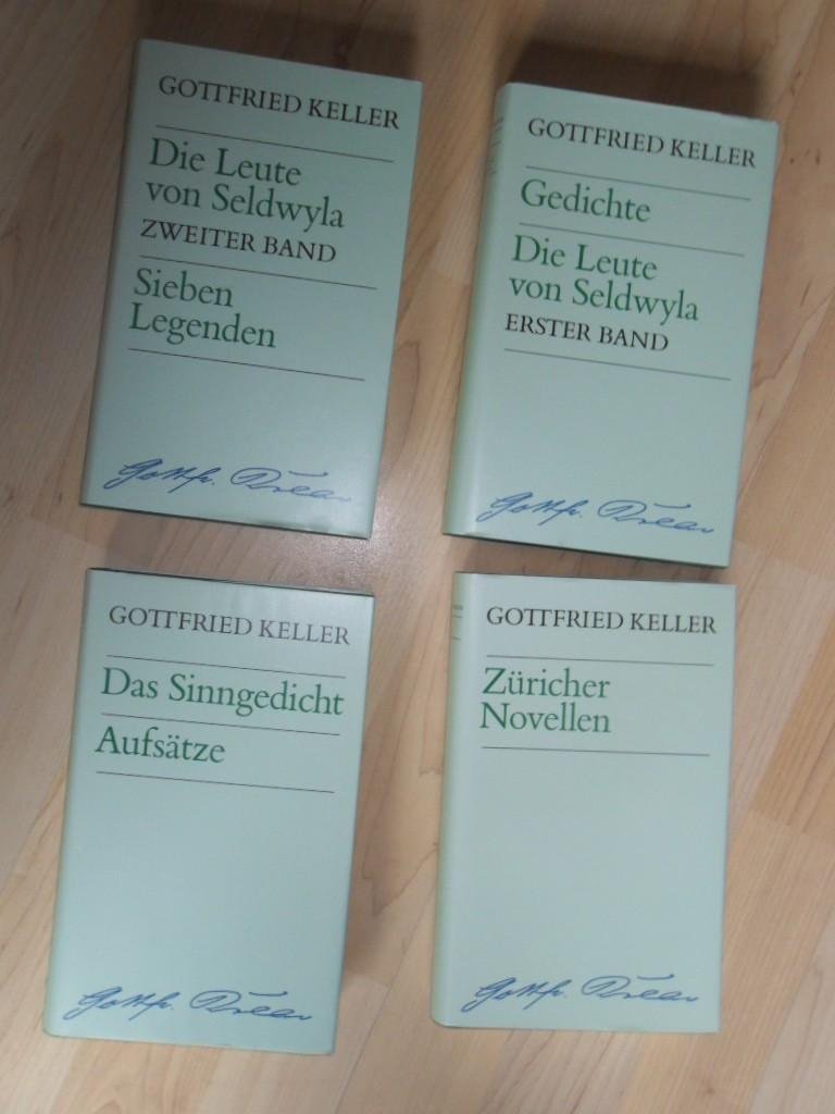 Keller, Gottfried - Ausgewählte Werke in vier Bänden.