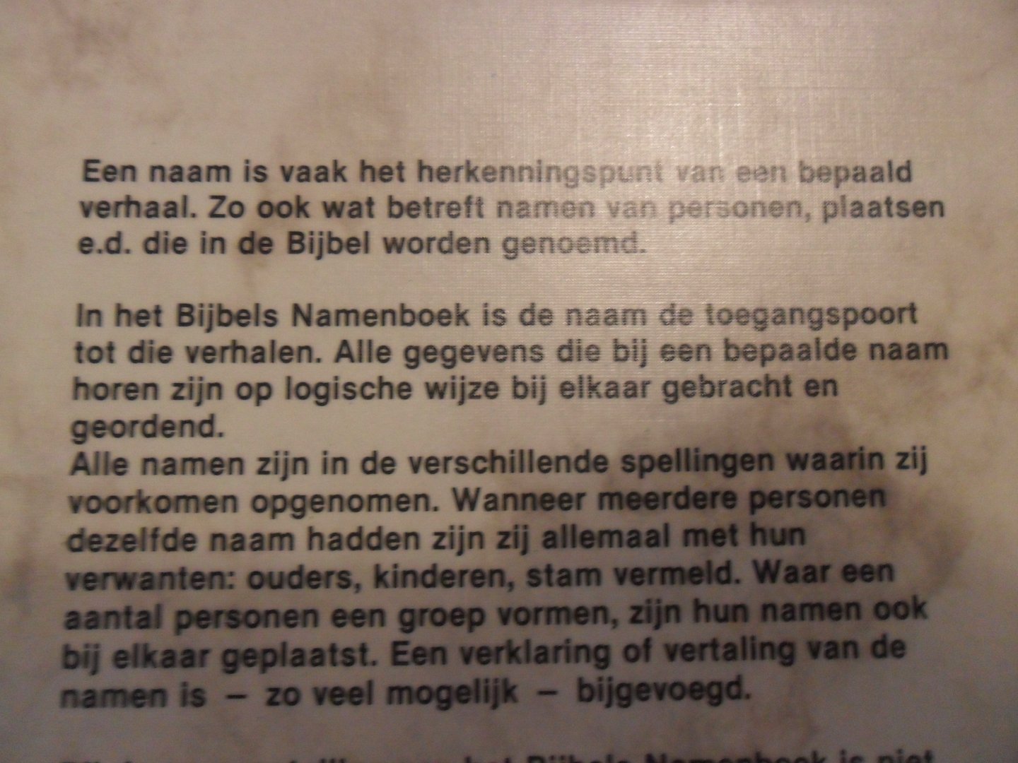 Wijchers Jurriaan en Kat Simon - Het bijbels namenboek