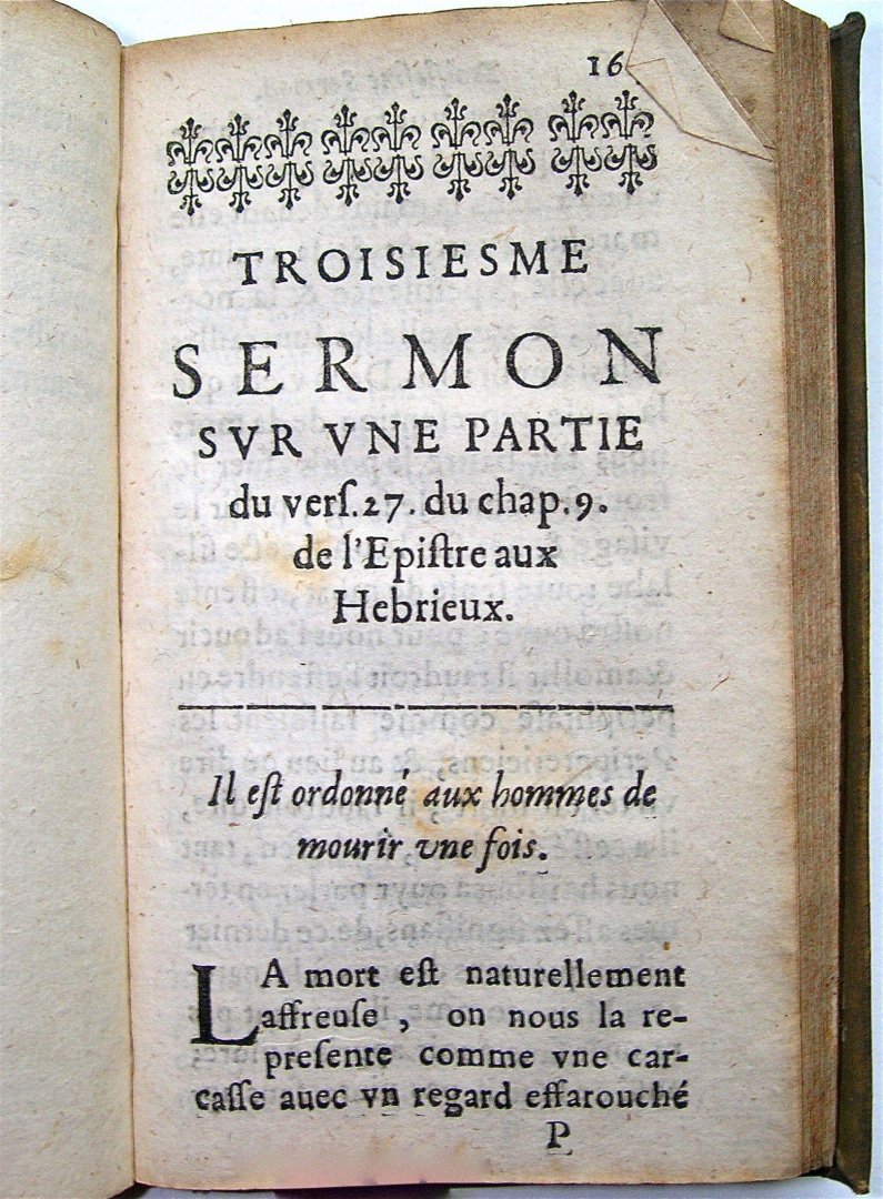 Signard, Jacques - Trois Sermons faits sur deux Versets  du Nouveau Testament