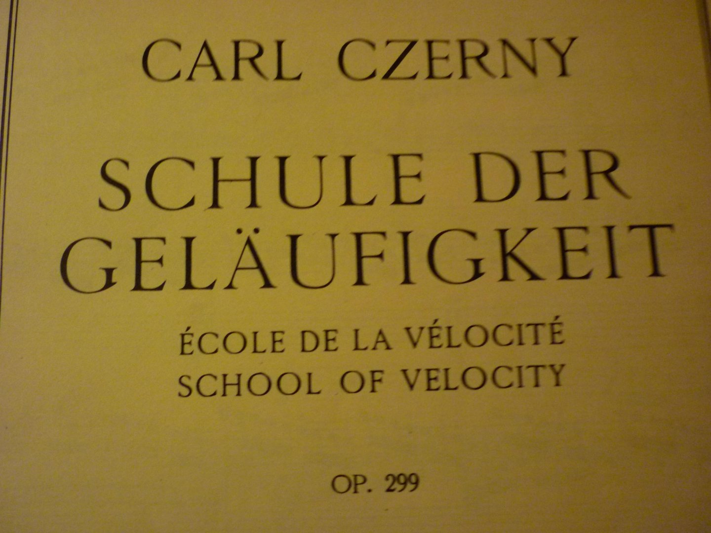 Czerny; Carl - Schule der gelaufigkeit - Opus 299; Piano solo. Helft I, II, III en IV
