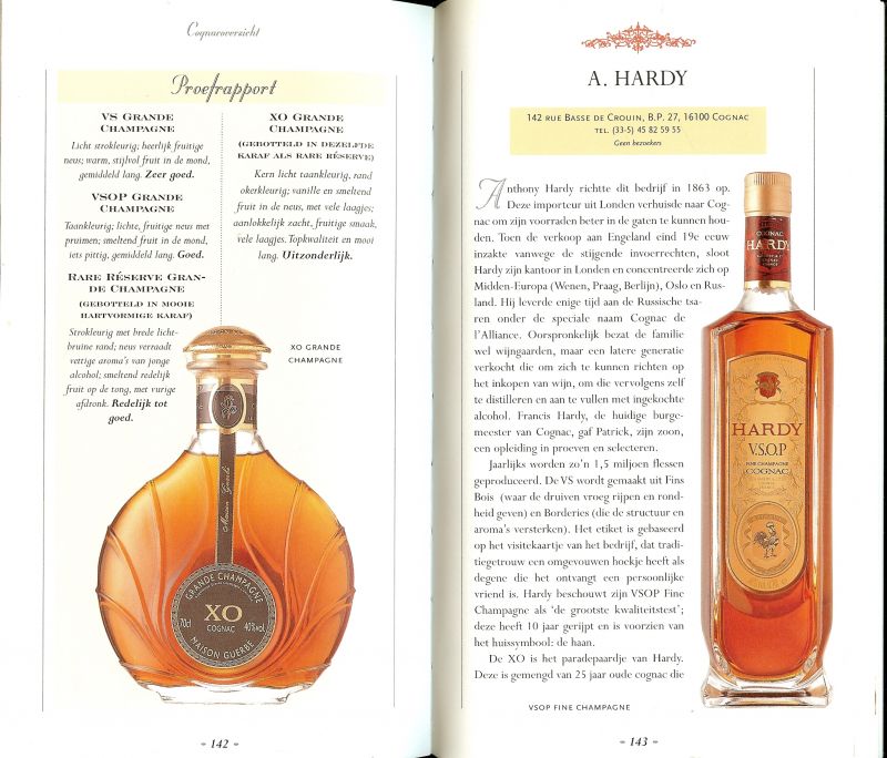 CONAL R.GREGORY *  Een koperen Charente-ketel uit de 19e eeuw * Cognac kent een aantal heerlijke dessert,zoals  Caillebotte een soort kwartaart - COGNAC ... Wijnstokken en de wijngaard een kaartje met COGNAC gebied * De ugni blanc is de belangrijkste druif voor Cognac * De Martell-distilleerderij in Gallienne is een van de grootste van de regio * en heel veel kleuren foto's