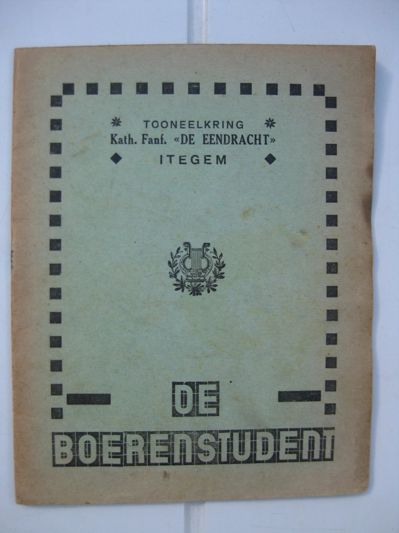  - De Boerenstudent.