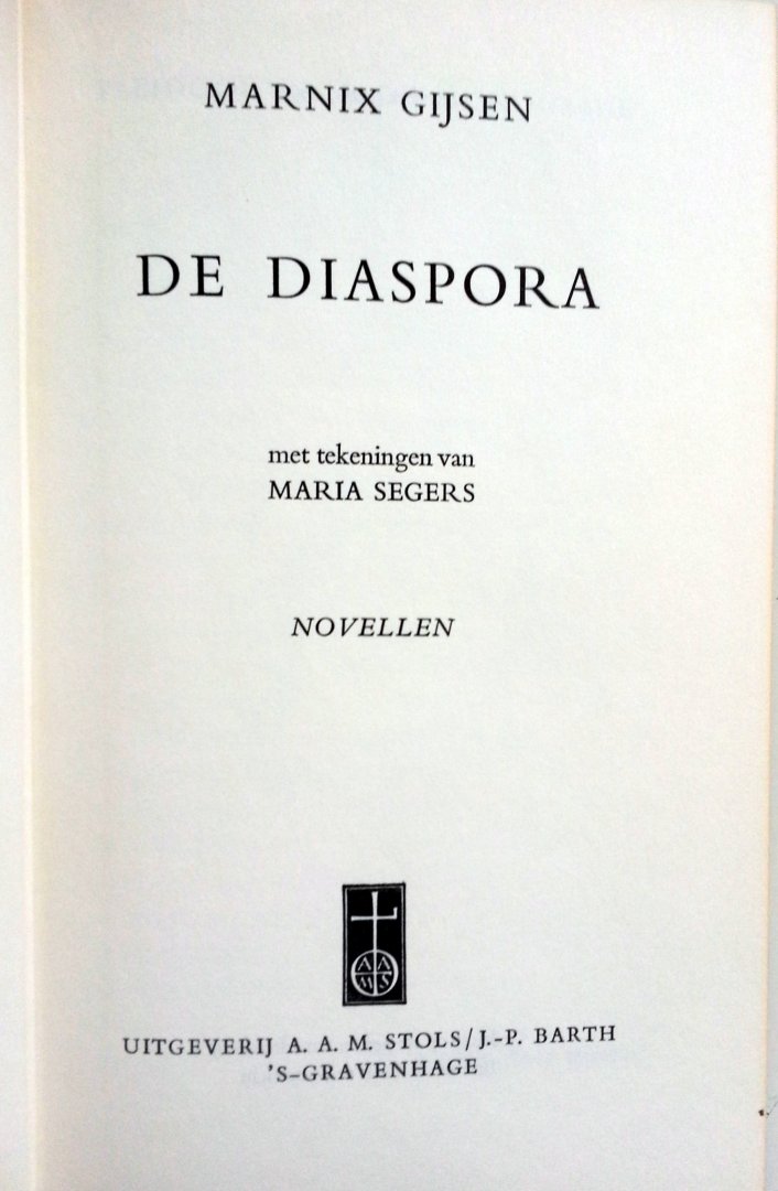 Gijsen, Marnix - De Diaspora (Ex.2)