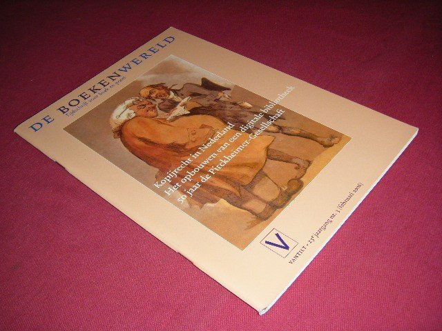 H. Hafkamp en anderen (red.) - De Boekenwereld, Tijdschrift voor Boek en Prent, 23e jaargang, nr. 3, februari 2006