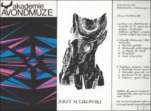 pianist Jery Sulikowski - Akademie avondmuze  Jery Sulikowski  programma aankondiging