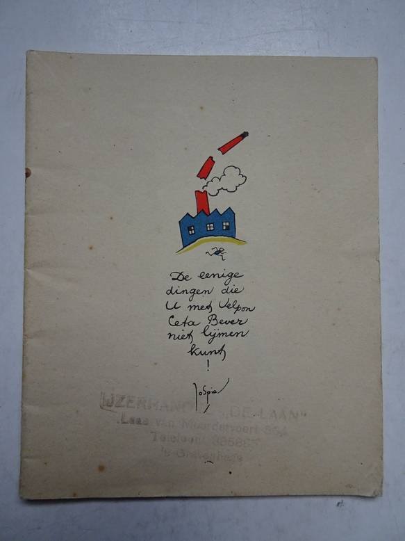 (Spier, Jo). - Reclameboekje voor Ceta-Bever Beverwijk.