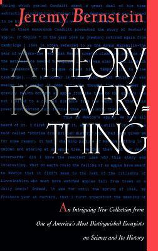 Jeremy Bernstein - A Theory for Everything