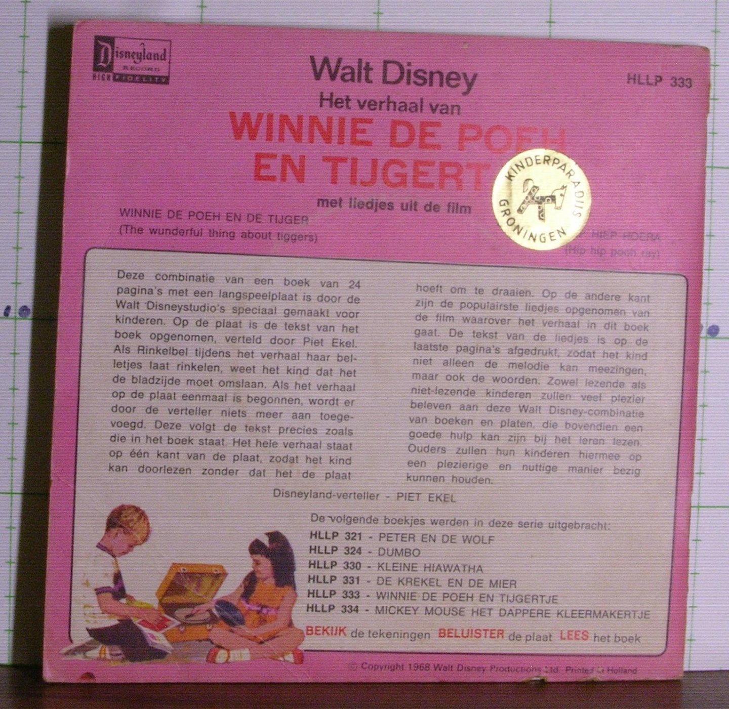 Disney, Walt - het verhaal van Winnie de Poeh en Tijgertje