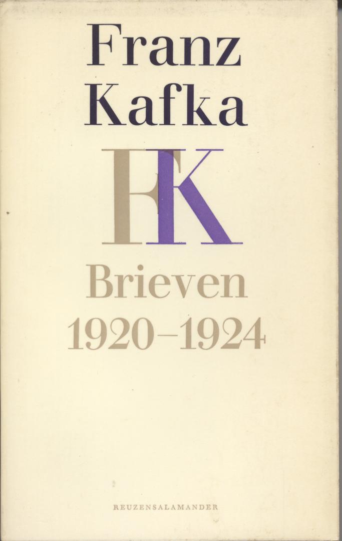 Kafka, Franz - Brieven 1920-1924