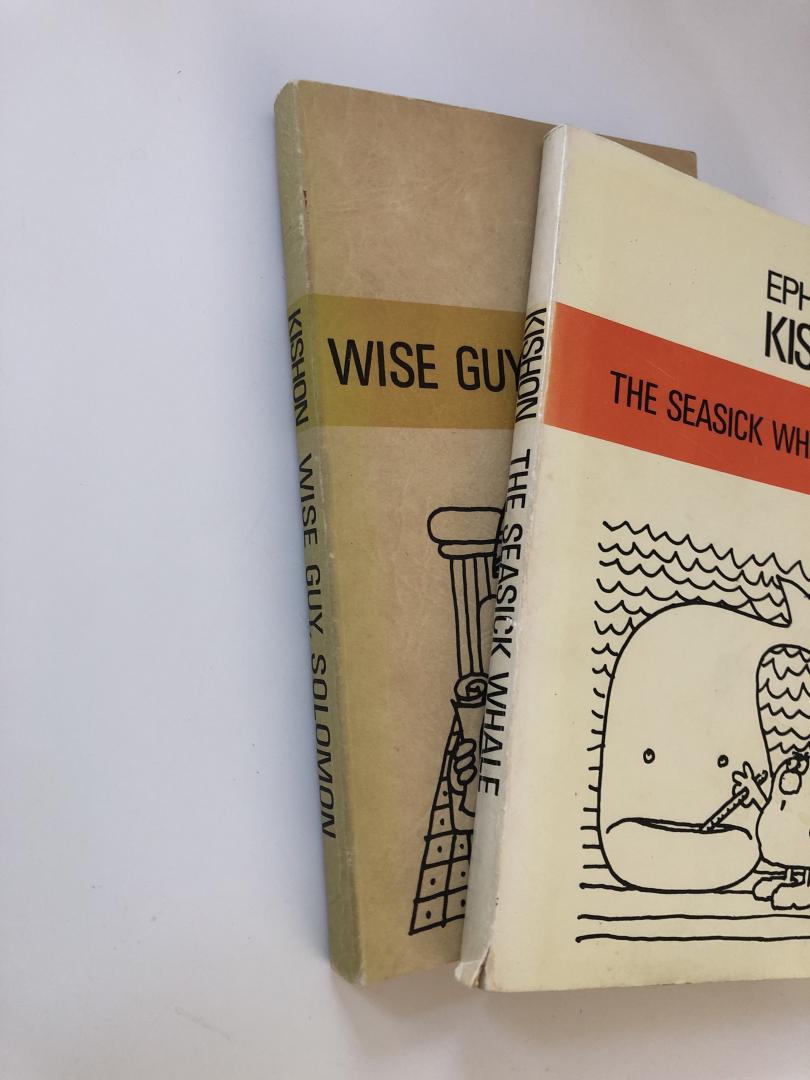 Ephraim Kishon - 3 boeken van Kishon; Wise guy Solomom, The Seasick whale & The Blaumilch canal