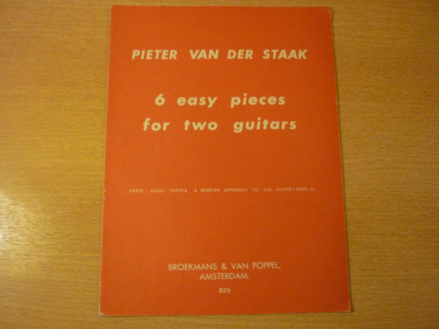 Staak; Pieter van der - 6 Easy pieces for two guitars