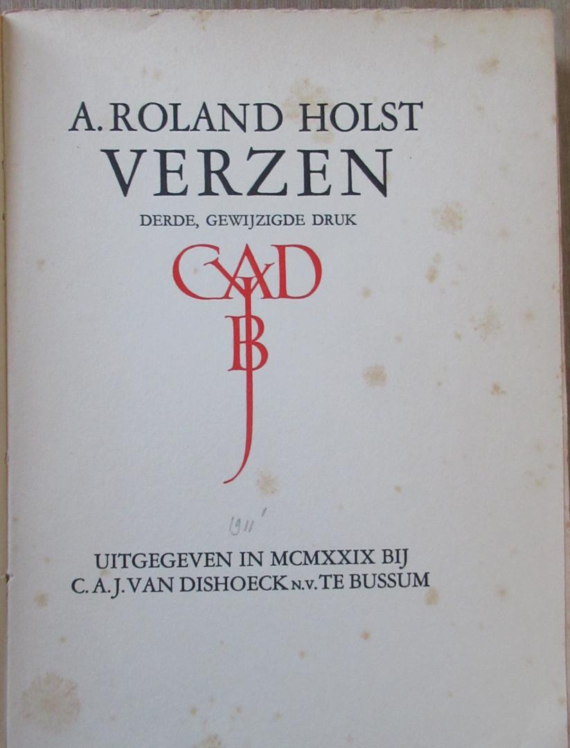 Roland Holst, Adriaan - Verzen